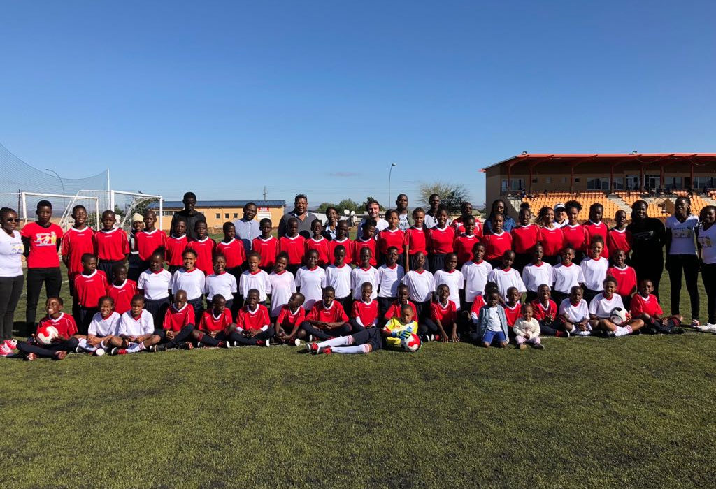 Football players and team of the Kasaona Football Academy