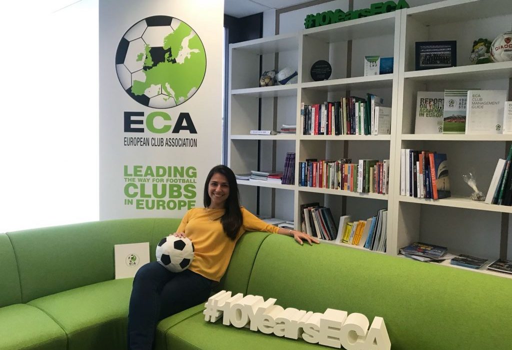 Raquel Madruga internship at European Club Association