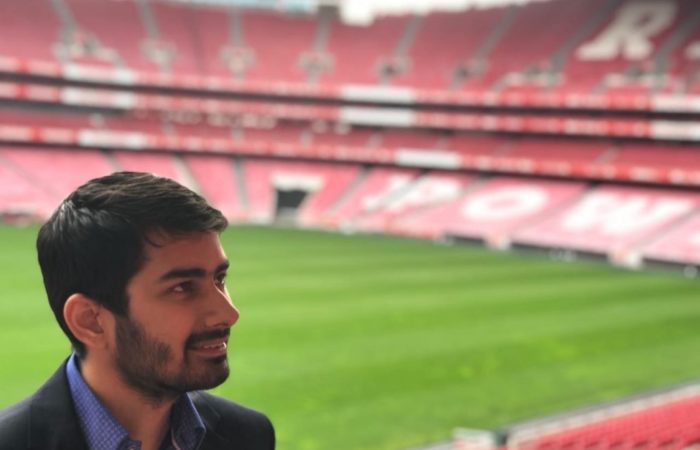 Divij Luthra internship at Benfica