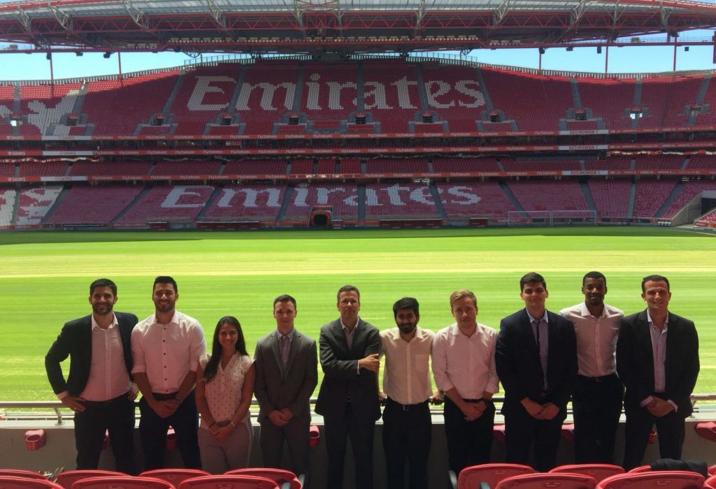 FBA Students at Benfica SL stadium