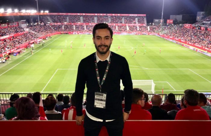 David Castro internship at Girona FC