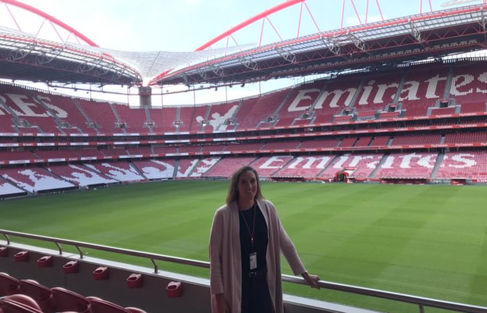 Arianna Criscione internship at Sport Lisboa e Benfica