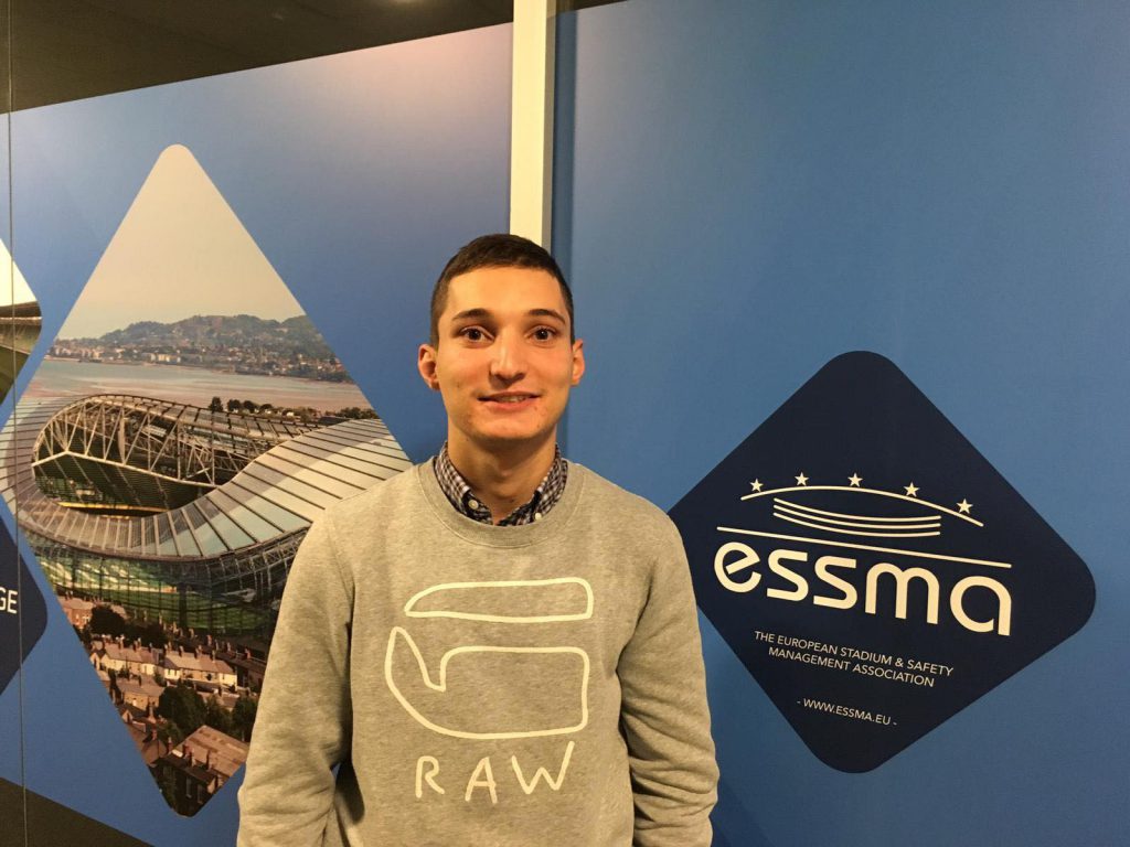 Konstantin Pashev internship at ESSMA