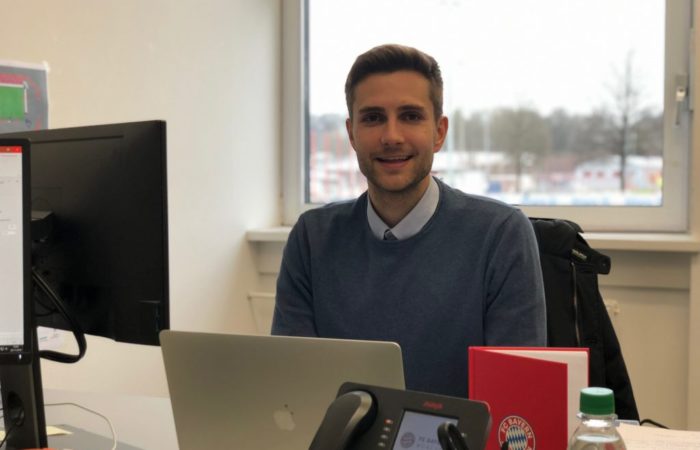 Simon Vikoler internship at F.C. Bayern München