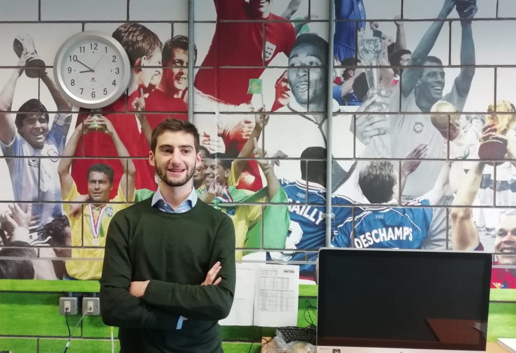 Francesco Gizzi internship at Soccerex