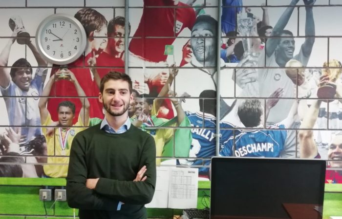 Francesco Gizzi internship at Soccerex