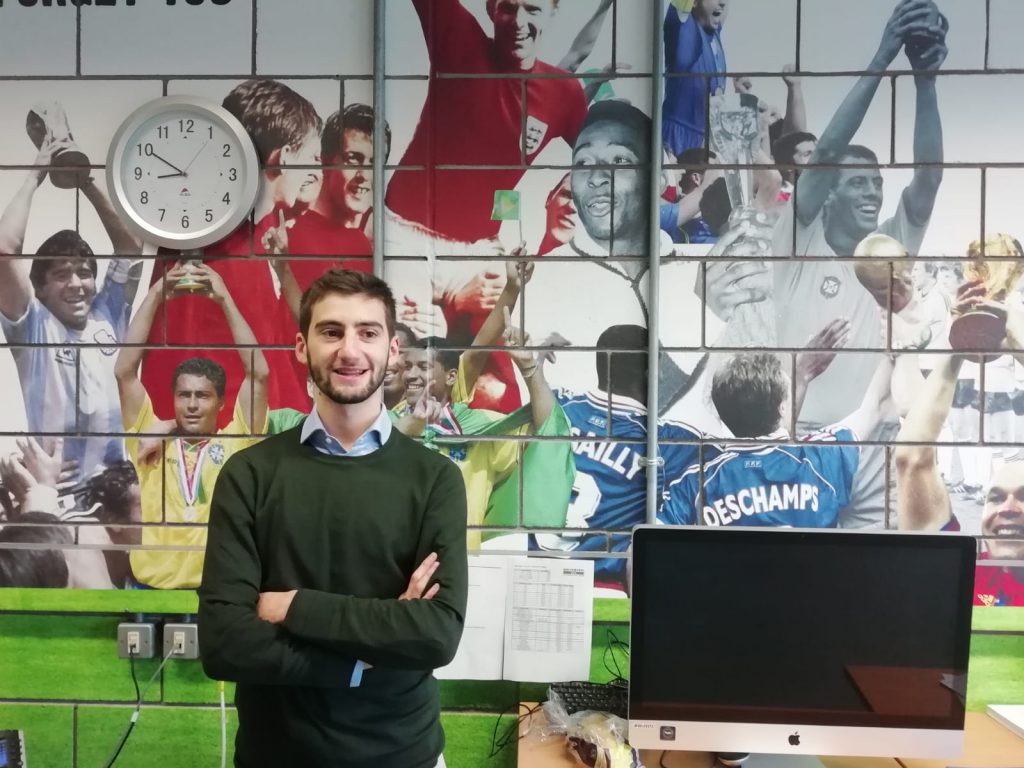 Francesco Gizzi internship at Soccerex