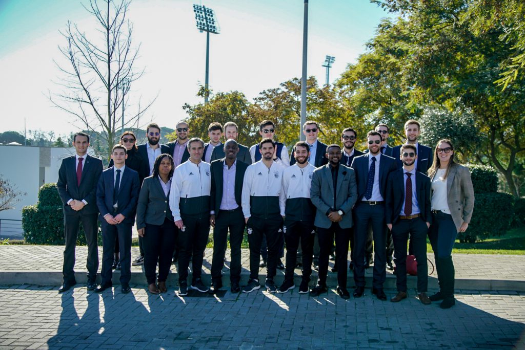 FBA Students at Caixa Futebol Campus