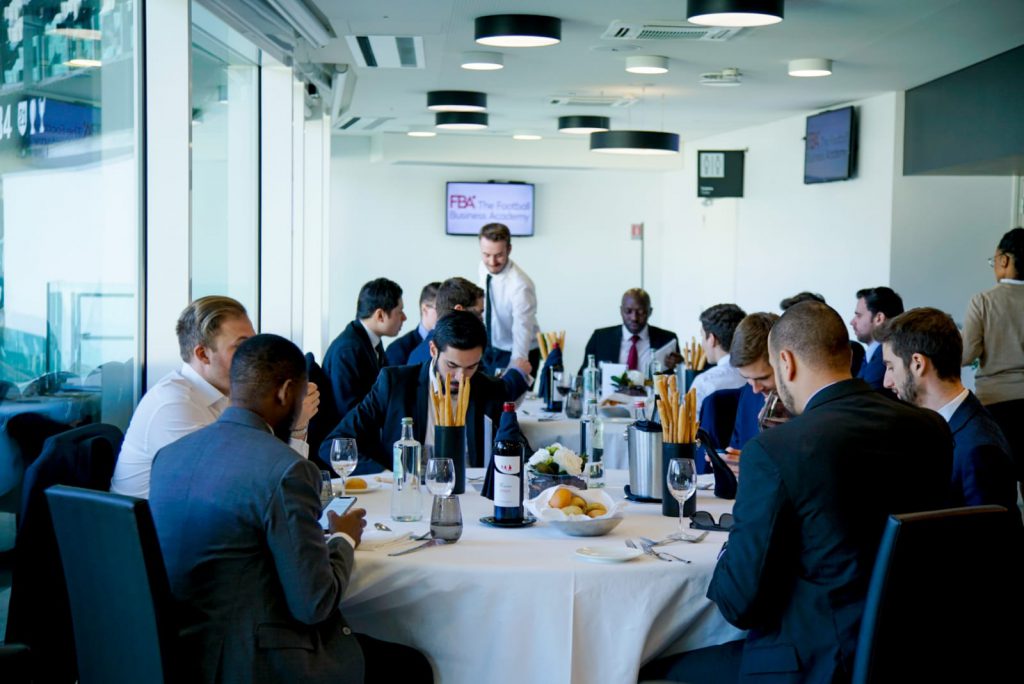 Business lunch at The Legends Club, Juventus Business lunch at The Legends Club