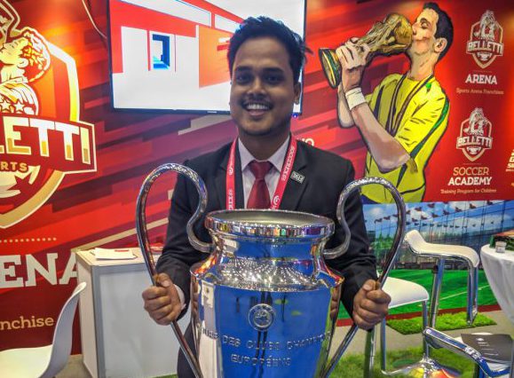 Ronit Kumar Samal at Soccerex Week China