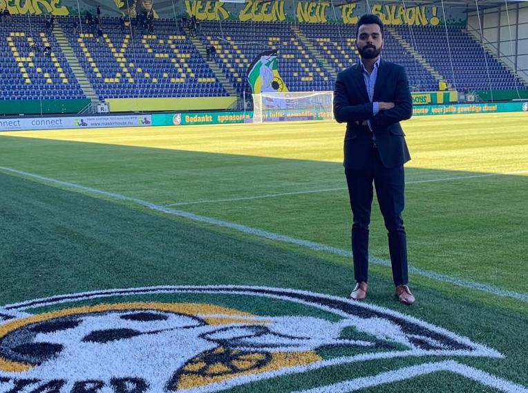 Prathamesh Tiwari internship at Fortuna Sittard