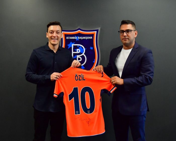 Dr. Erkut Sogut with Mesut Ozil