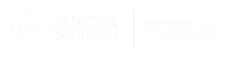 Women in Football Logo White