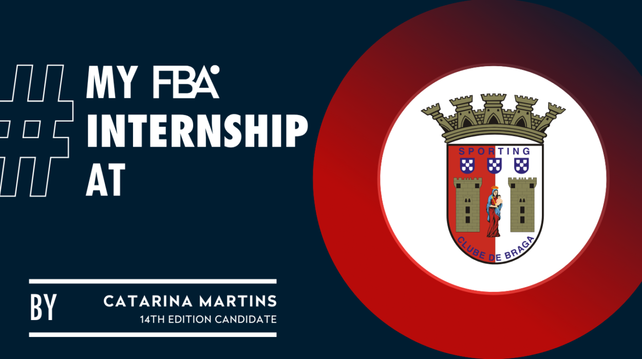 Cover -My Internship at - SC Braga Catarina Martins
